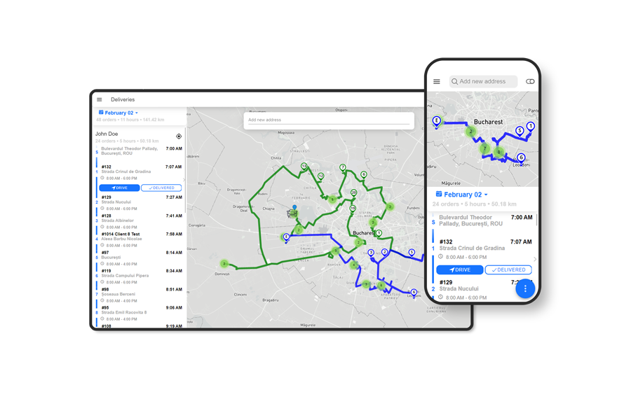 Vezi cum arată Logistia Route Planner, aplicație de optimizare a traseelor de livrare 