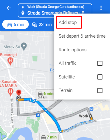 Google Maps - adauga mai multe adrese