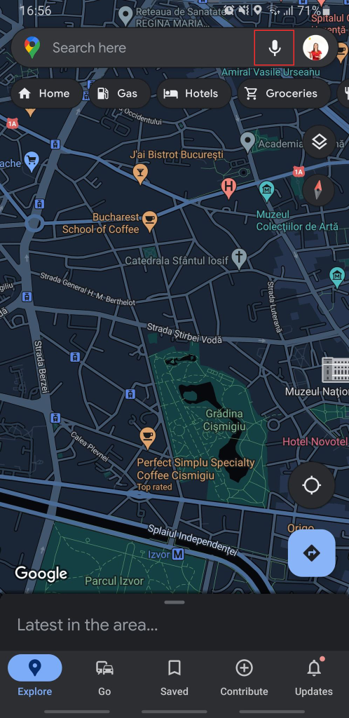 Google Maps tricks, Voice Commands