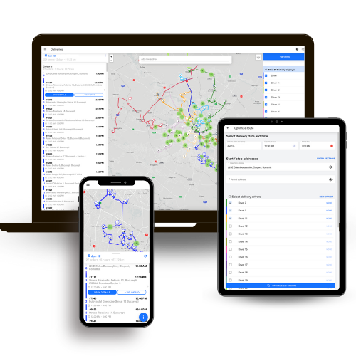 Logistia Route Planner - Delivery Route Optimization Solution on all devices