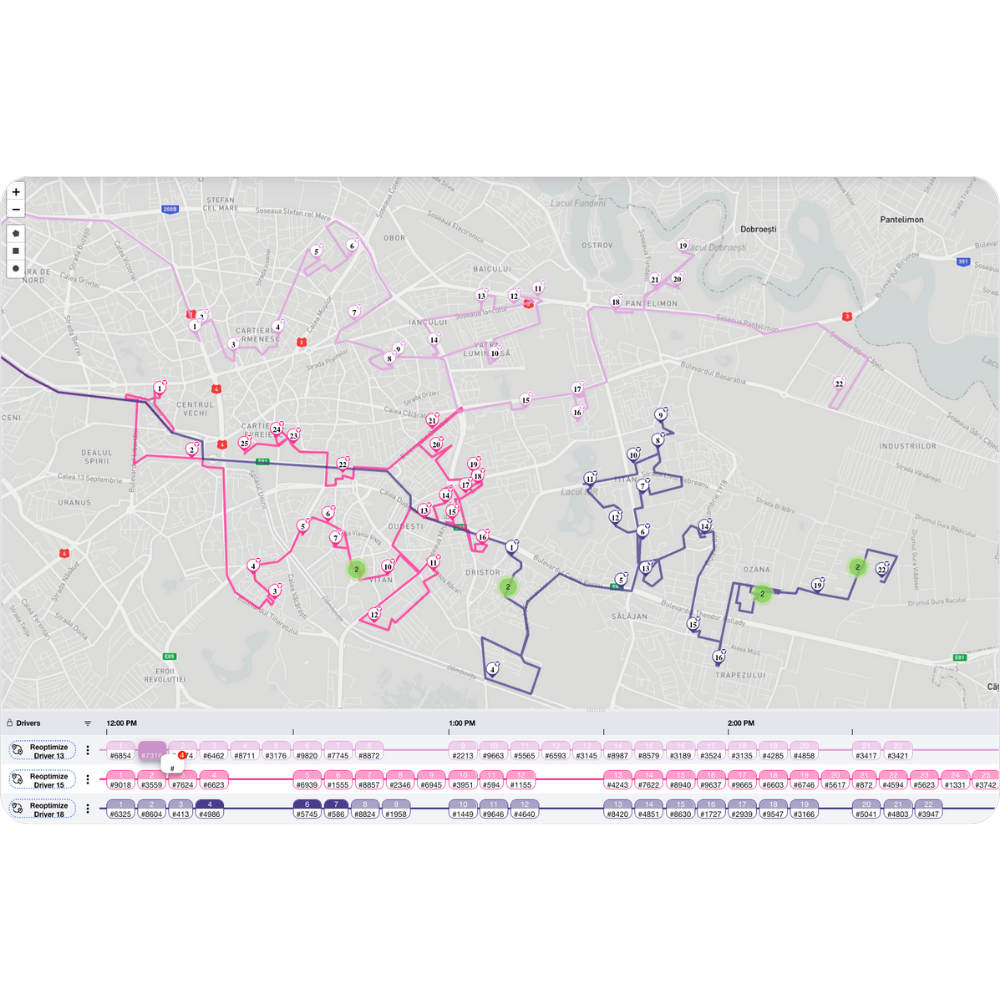 Compact routes with the best transport management system, Logistia Route Planner