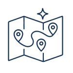 Smart Route Optimization Icon